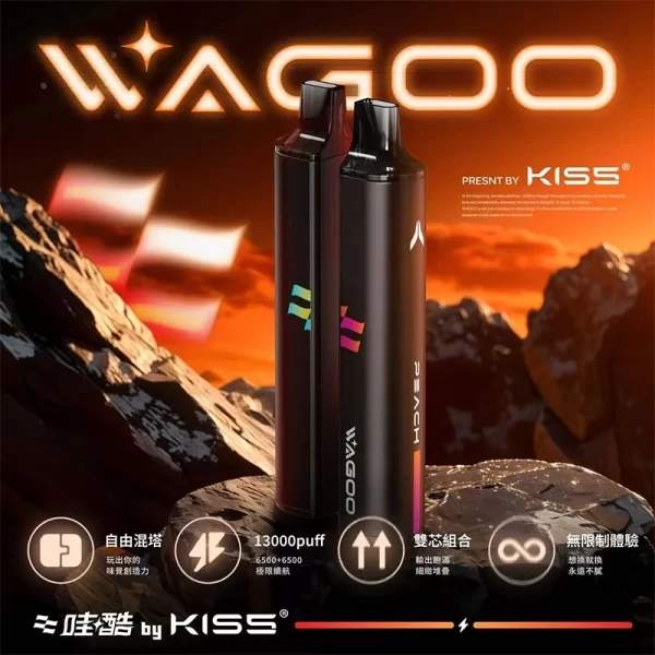 哇酷WAGOO & KIS5聯名6500口拋棄式電子煙 | 12種口味 · 自由混搭 · 台灣現貨:圖片 3